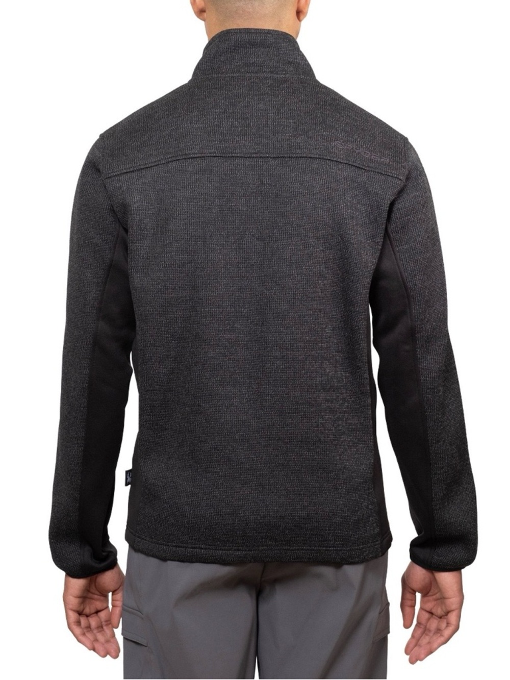 NWT Men’s Spyder Zip Up Jacket Black Size L - Picture 2 of 10